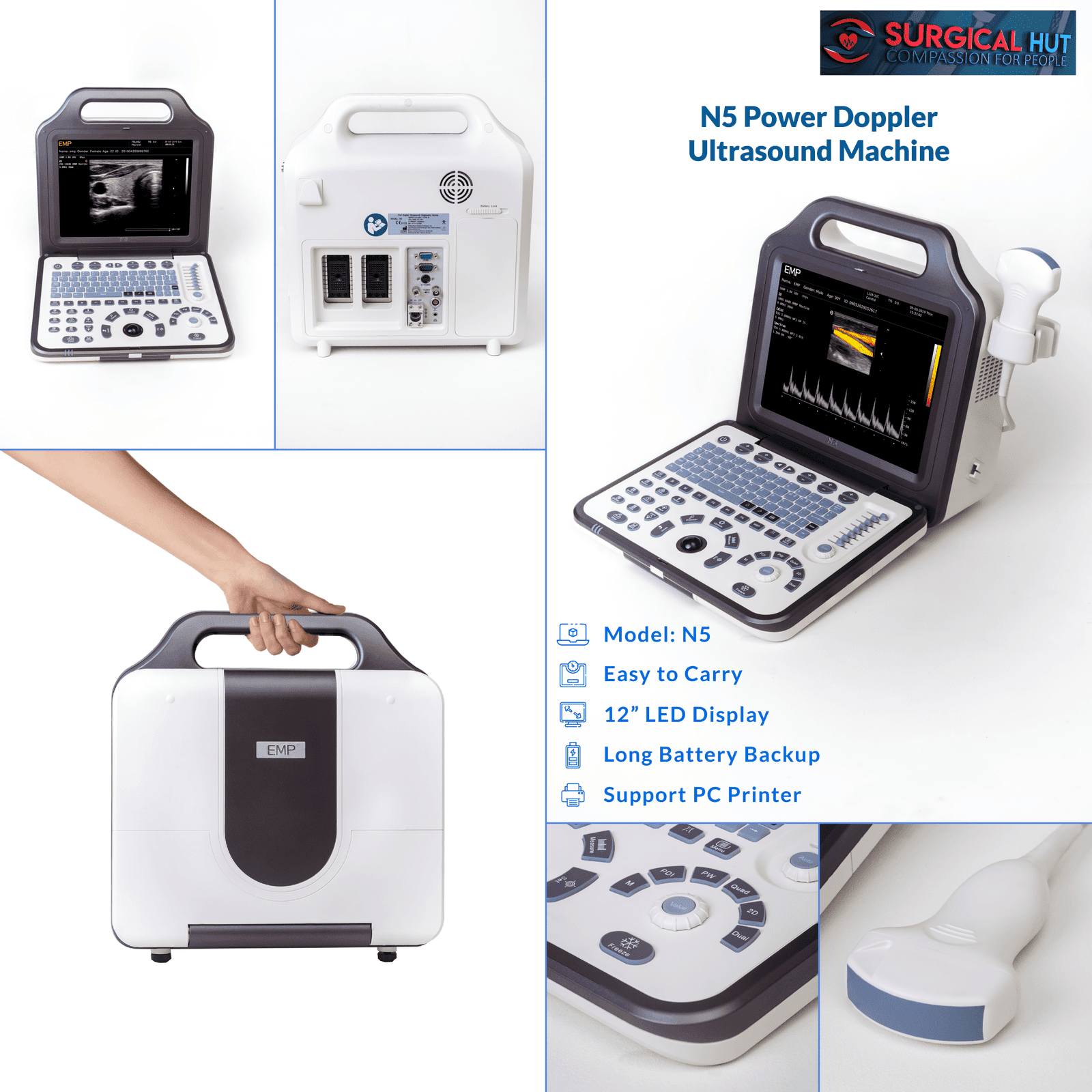 Emperor N5 Color Doppler Ultrasound Machine in Pakistan - Image 8