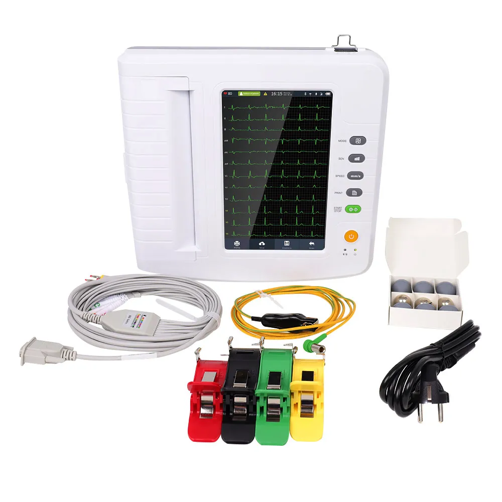 12-Channel Digital Touch ECG Machine for Accurate Diagnosis - Image 3