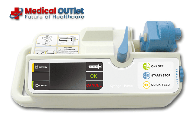 CONTEC SP950 Syringe Pump with 2.8'' LCD – Precision Flow - Image 3