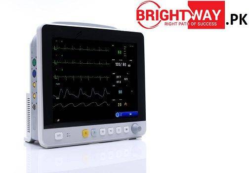 6 Parameter ECO 12 Cardiac Monitor for Patient Care - Image 2
