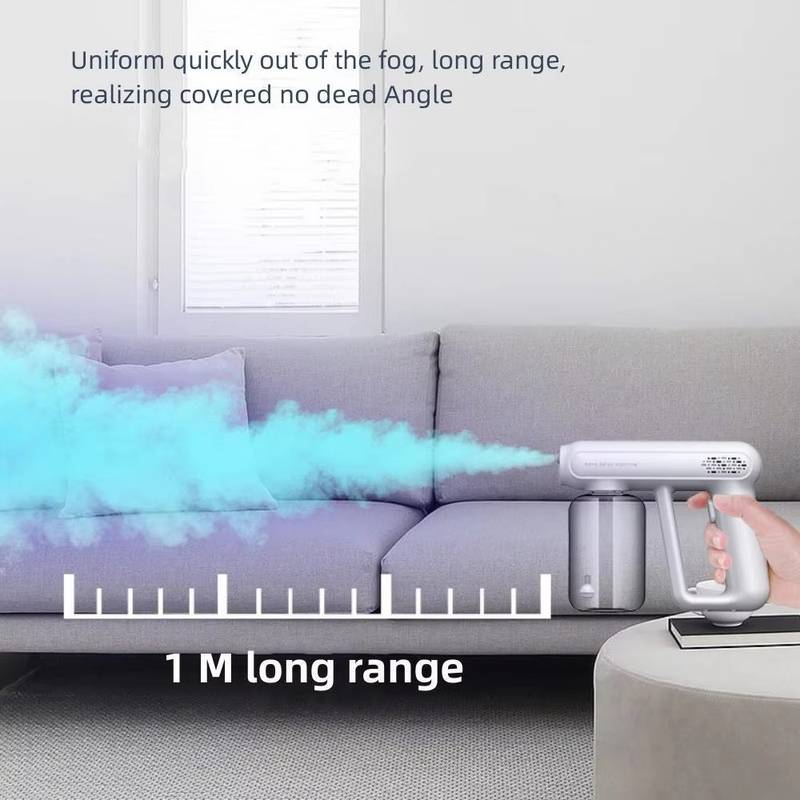 500ML Wireless Nano Spray Gun – UV Blue Light Disinfection - Image 3